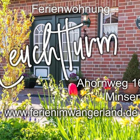 Ferien Im Wangerland Ferienwohnung Leuchtturm Minsen Schillig Hund Pool Sauna Norderaltendeich Экстерьер фото