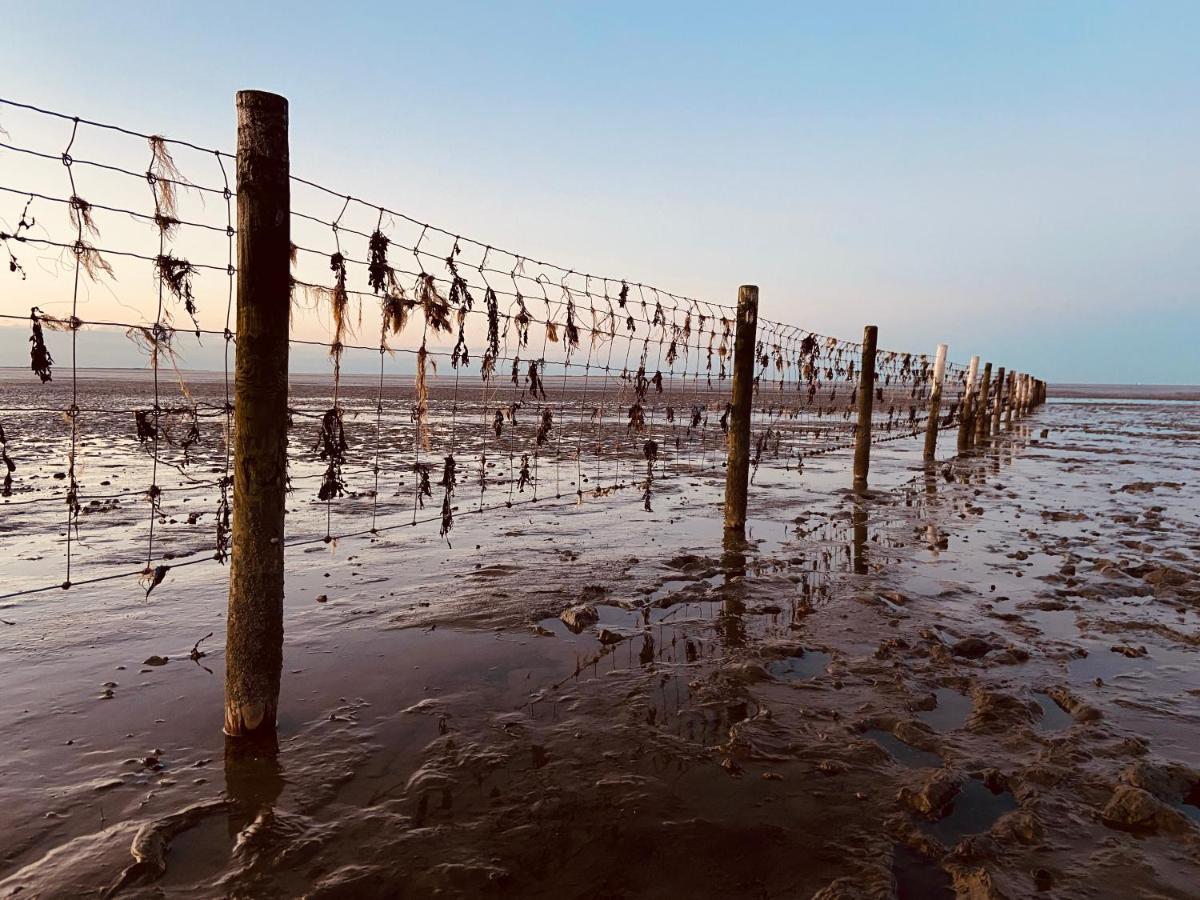 Ferien Im Wangerland Ferienwohnung Leuchtturm Minsen Schillig Hund Pool Sauna Norderaltendeich Экстерьер фото