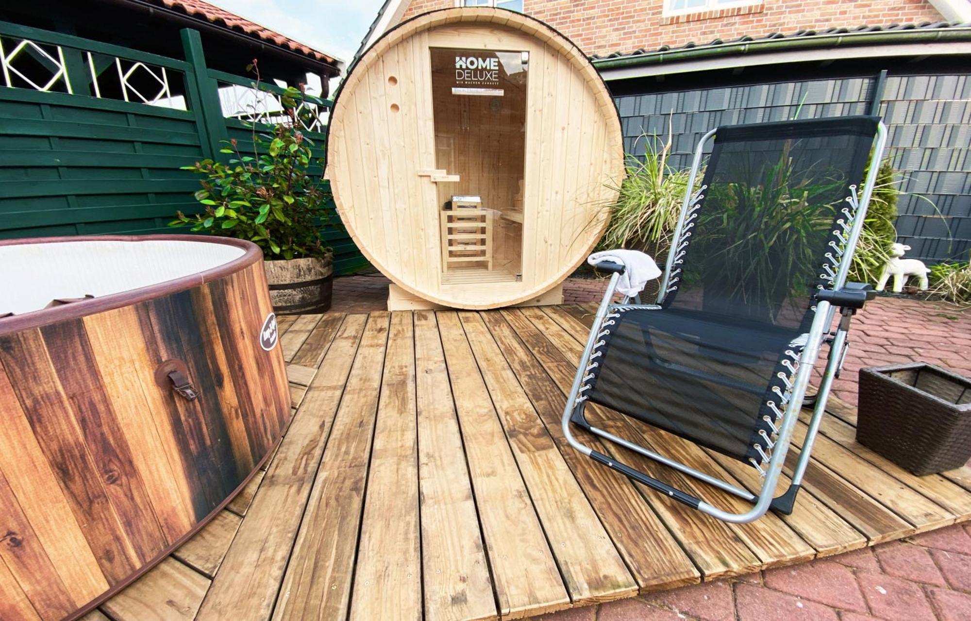Ferien Im Wangerland Ferienwohnung Leuchtturm Minsen Schillig Hund Pool Sauna Norderaltendeich Экстерьер фото